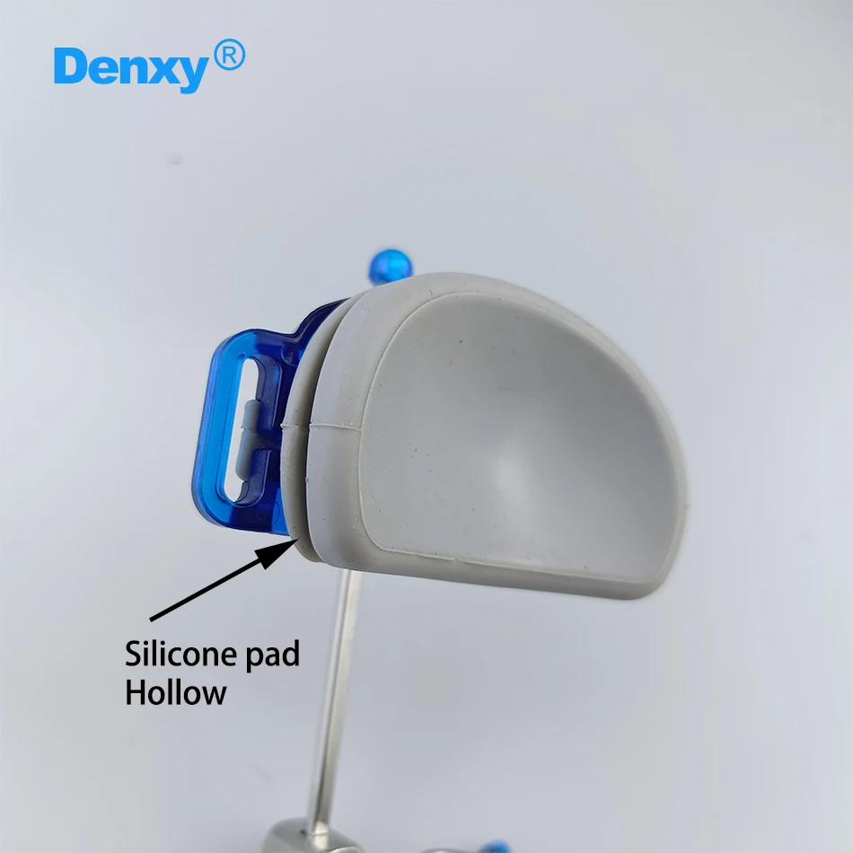 Denxy 1Bag Dental Reverse Pull Headgear Single Pole Face Mask with Head Strap Silicone Pad Orthodontic Patient Dentist Supplies