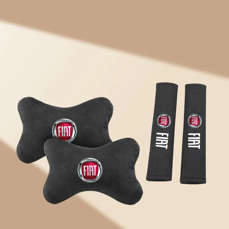 

Car Seat Headrest Auto Neck Pillow For Fiat 500 Punto 124 500 Bravo Stilo Panda Abarth Tipo Car Interior Accesorios