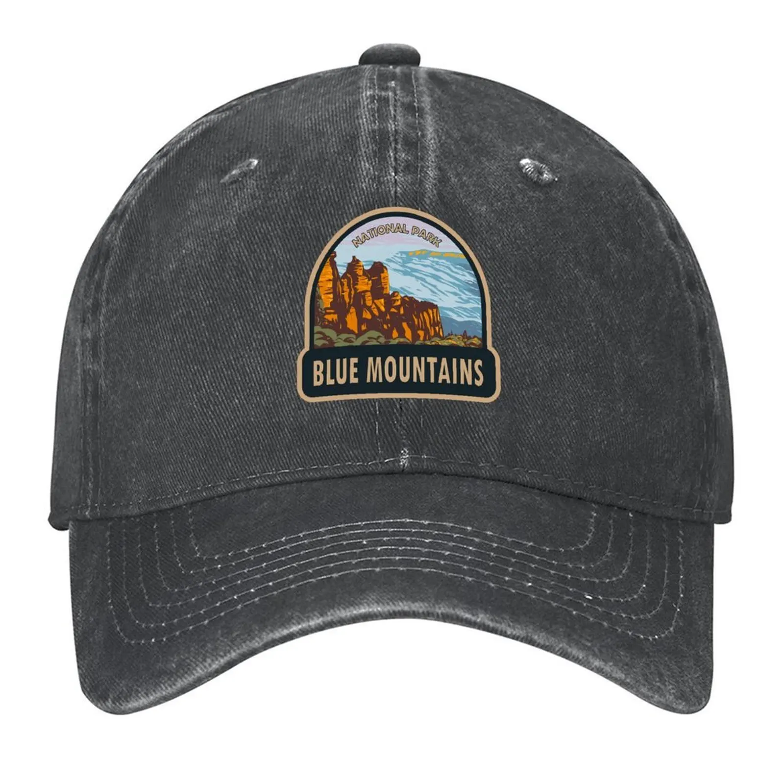 

Blue Mountains National Park Australia Three Sisters Baseball Cap Visor Golf Hat Luxury Woman Men's