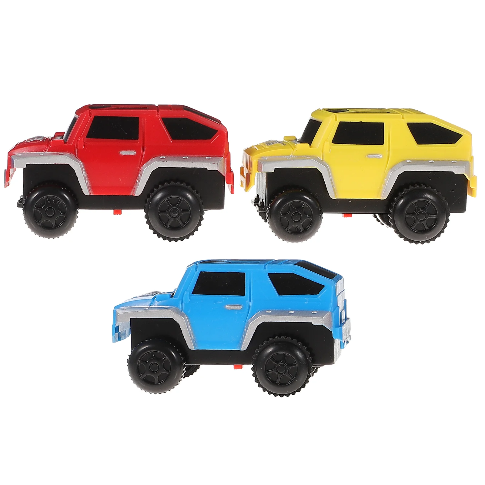 

3 Pcs Track Toy Car Powered Children Plastic Kids Toys Toddler Cars for