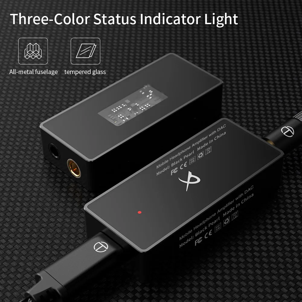 TRN Black Pearl Портативный Hi-Fi цифровой аудиодекодер 3,5 + 4,4 выхода двойной CS43131 PCM 384 кГц 32 бит DSD256 ЦАП усилитель для наушников