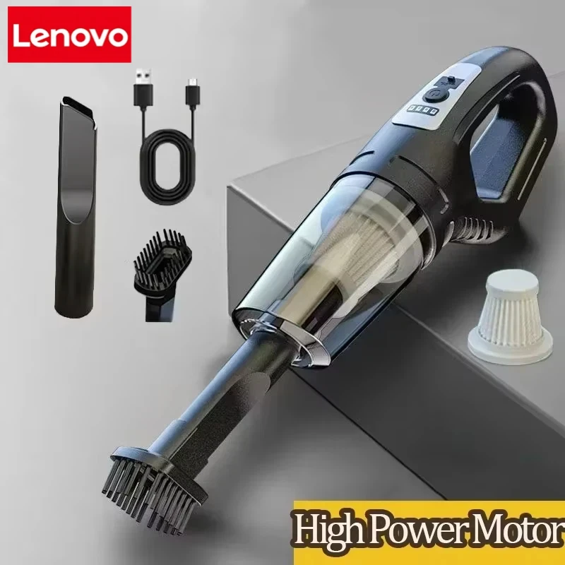 Aspiradora para coche, 120W, alta potencia, carga USB, aspiradora inalámbrica de mano, succión fuerte, para coche y hogar, 69980000pa, nueva