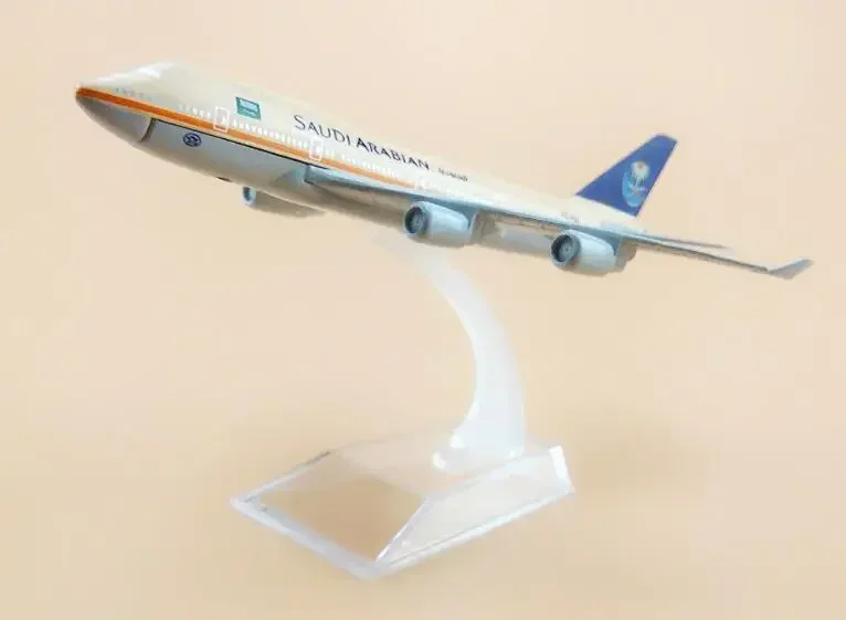 サムスン-アラビアンモデル16cm航空機,モデル747, 1:400,ダイキャストメタル,おもちゃ,ギフト,無料