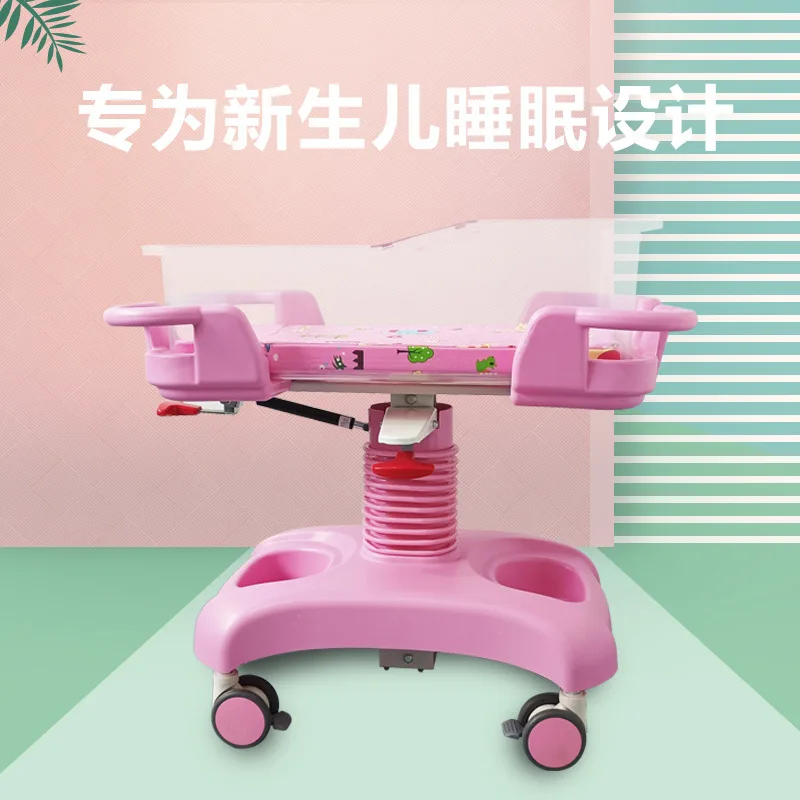 Hospital same car luxury ABS anti-spill milk can be lifted and tilted neonatal bed confinement center crib