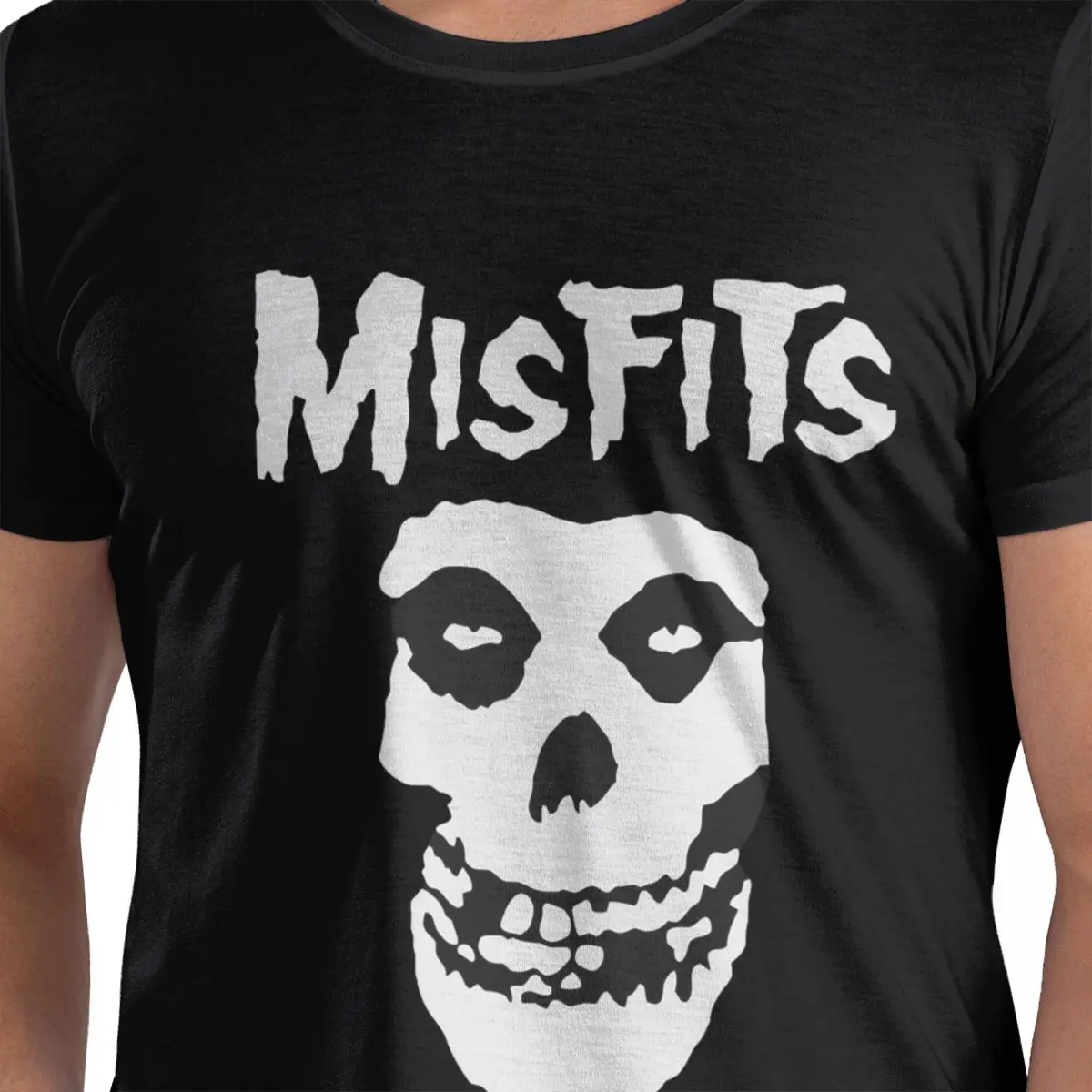 

Летучая мышь Череп Misfits Череп Сетка Футболка из 100% хлопка Мужские классические футболки Мужские футболки с круглым вырезом и коротким рукавом S-6XL