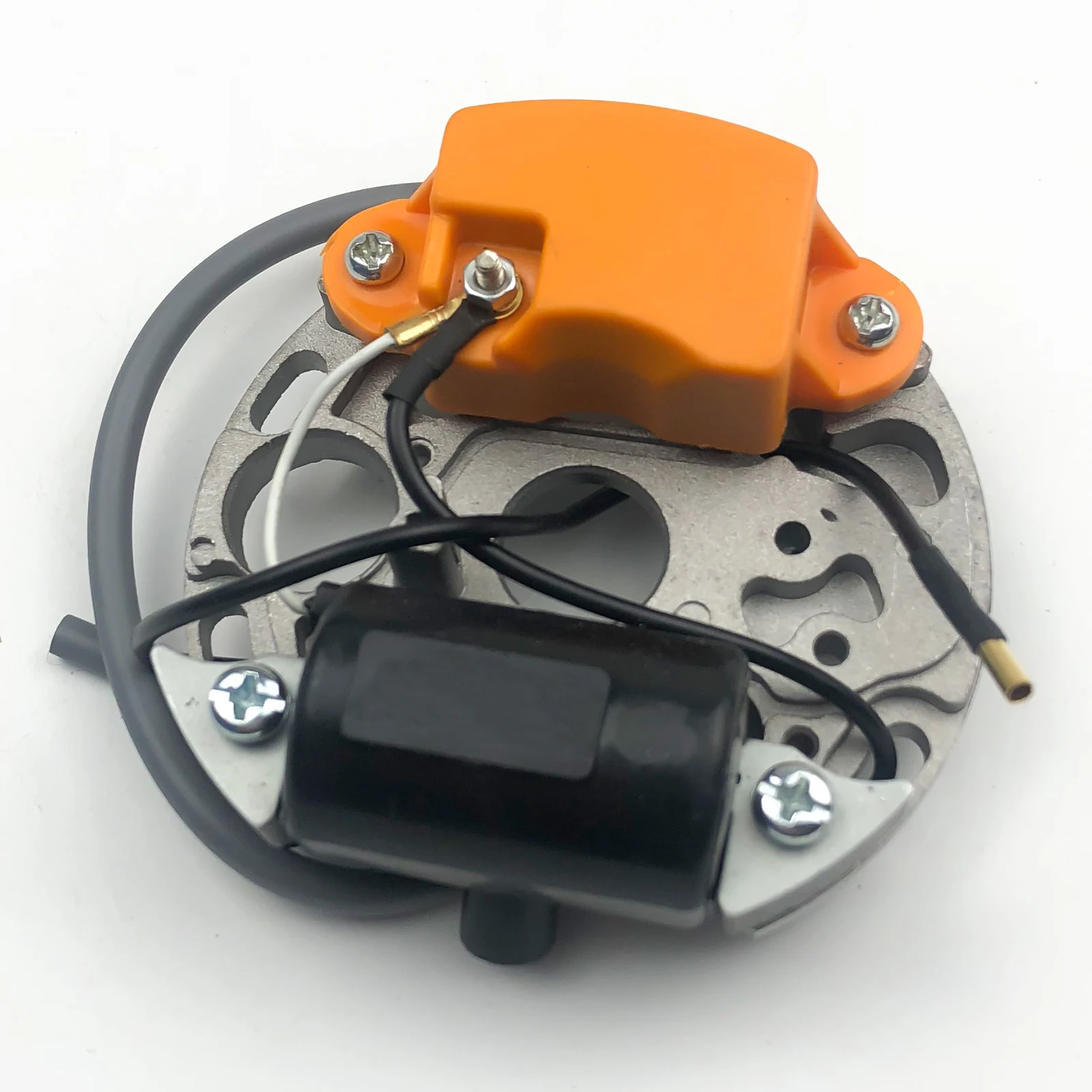 Conjunto de Liga Bobina Ignição Eletrônica Genérico se Encaixa para Stihl Ms070 090 090g Motosserra Substituição Peças Reparo do Jardim 1pc