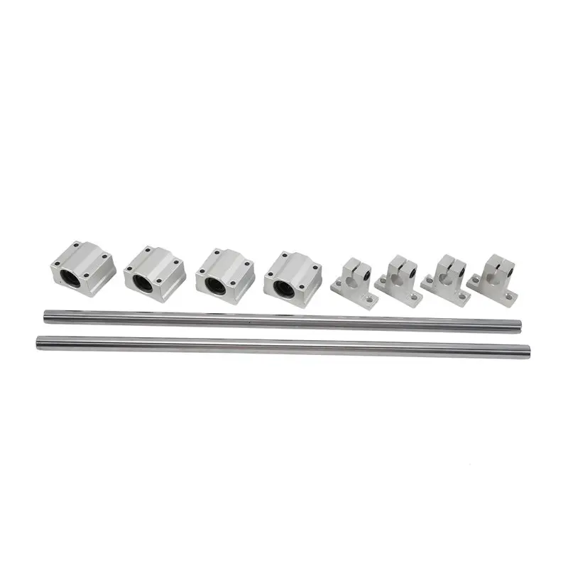 A7THK-10 Pieces / Set Of Optical Axis Linear Axis Od12mm 400Mm + SCS12UU Linear Bearing Seat + SK12 Bearing Support 12Mm 400Mm
