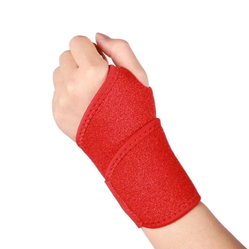Wrist and Thumb Support Brace Adjustable Wrist Compression Wrap for Gym Workout 