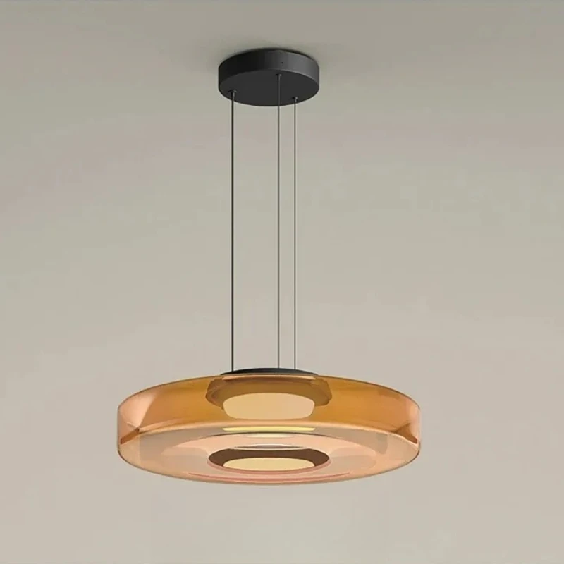Italian Minimalist Glass Pendant Light Art Creative Modern Decoration LED Chandelier for Home Restaurant Bar Balcony Corridor