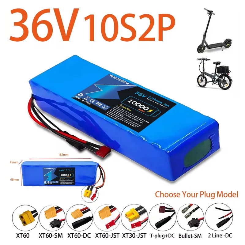 13S2P 48V 10Ah High Power 18650 Battery Electric Vehicle Electric Motorcycle DIY Battery with BMS