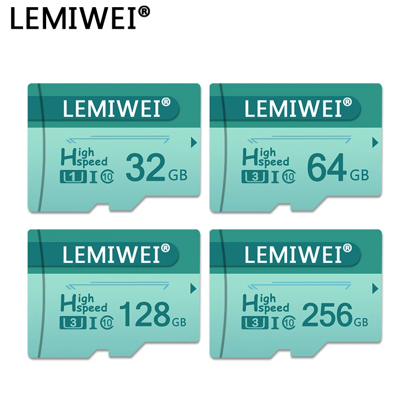 بطاقة ذاكرة SD صغيرة عالية السرعة للهاتف والكمبيوتر الشخصي ، بطاقة فلاش TF ، Class10 ، 16GB ، 32GB ، 64GB ، 128GB ، 256GB ، 512GB ، U3