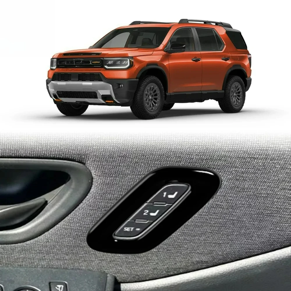 

For 2026 Honda Passport Modified inner door main driver seat memory adjustment button decorative frame