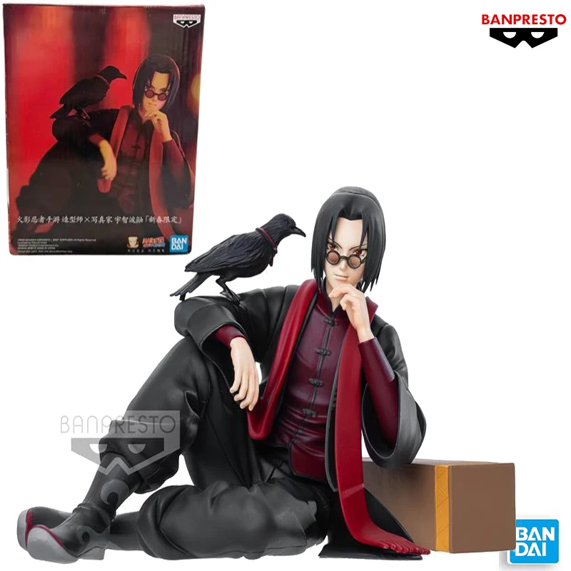 100 % Original auf Lager Bandai Naruto Shippuden Stylist Fotograf Uchiha Itachi Charakter Sammlerstück Modell Statue Spielzeug Geschenk