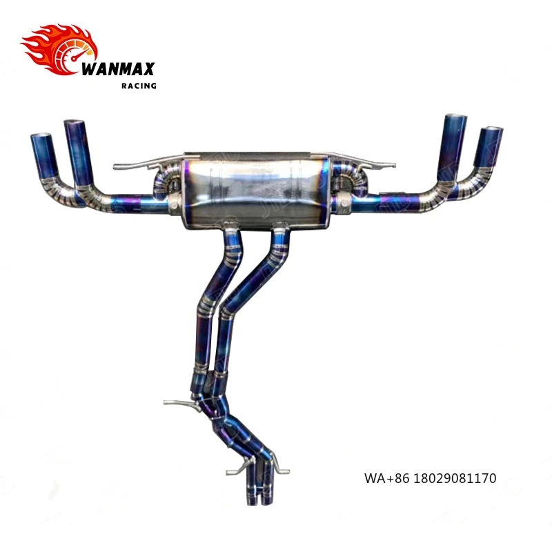 

Выхлопная система Catback с титановыми клапанами и дистанционным управлением для Coupe 9YB 3.0T 2019+ с четырьмя насадками-глушителями для моделей 2019+