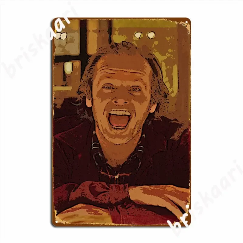 Jack Nicholson Poster Metal Plaque Wall Decor Wall Mural Living Room Vintage Tin Sign Poster