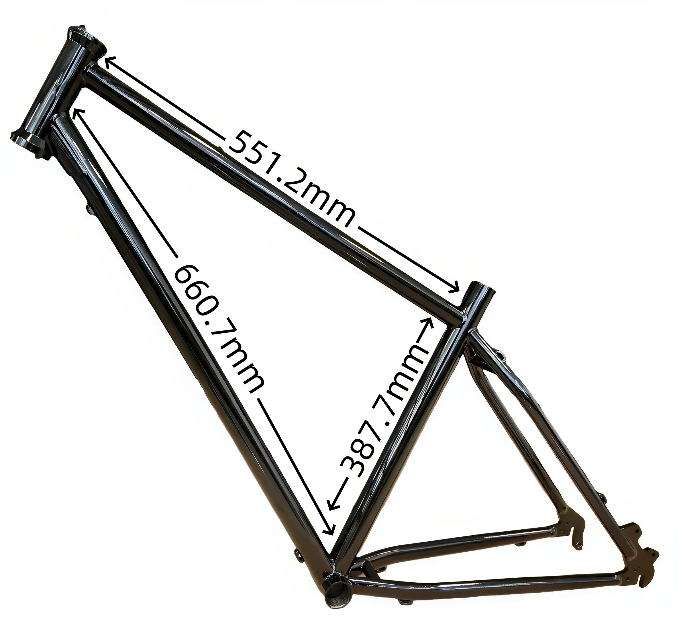 

TRB Handmade Lightweight Carbon Bike MTB Frame Stable Off-Road Chrome Molybdenum Steel Electric Bicycle Parts