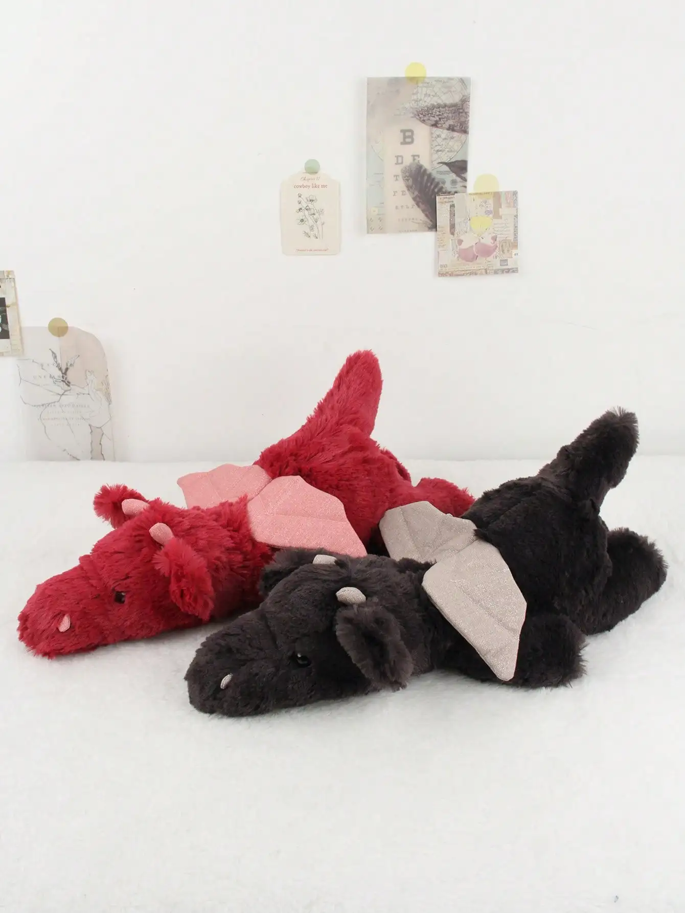 

1PC 38cm Dragon Plush Toy, Soft Pterosaur Stuffed Doll, Cute Sleeping Pillow, Ideal Christmas Halloween Birthday Easter Gift