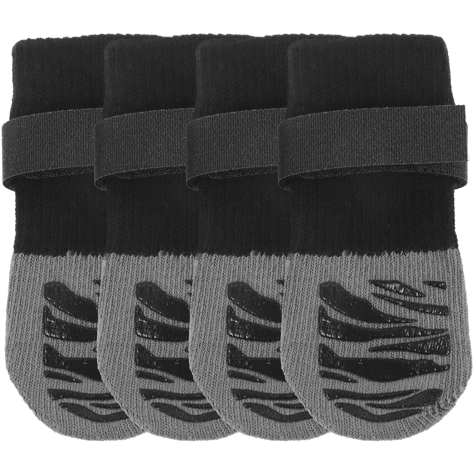 

4 Pcs Pet Non-slip Shoes Dog Badger Sock Water Proof Socks for Dogs Outdoor Wear-resistant Nylon