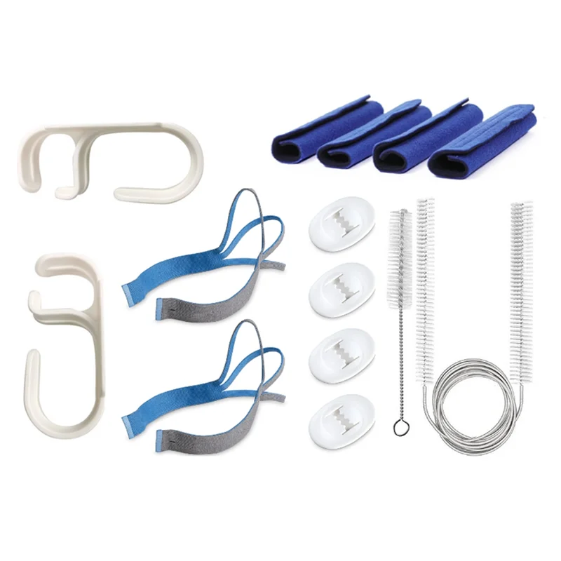 

ABKI-Nasal Pillow Mask CPAP Headgear Strap Kit Replacement Headgear Plastic For Resmed Airfit P10