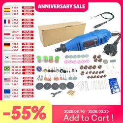 ALLSOM 180W Electric Dremel Engraving Mini Drill polishing machine Variable Speed Rotary Tool with 148pcs accessories HT2831