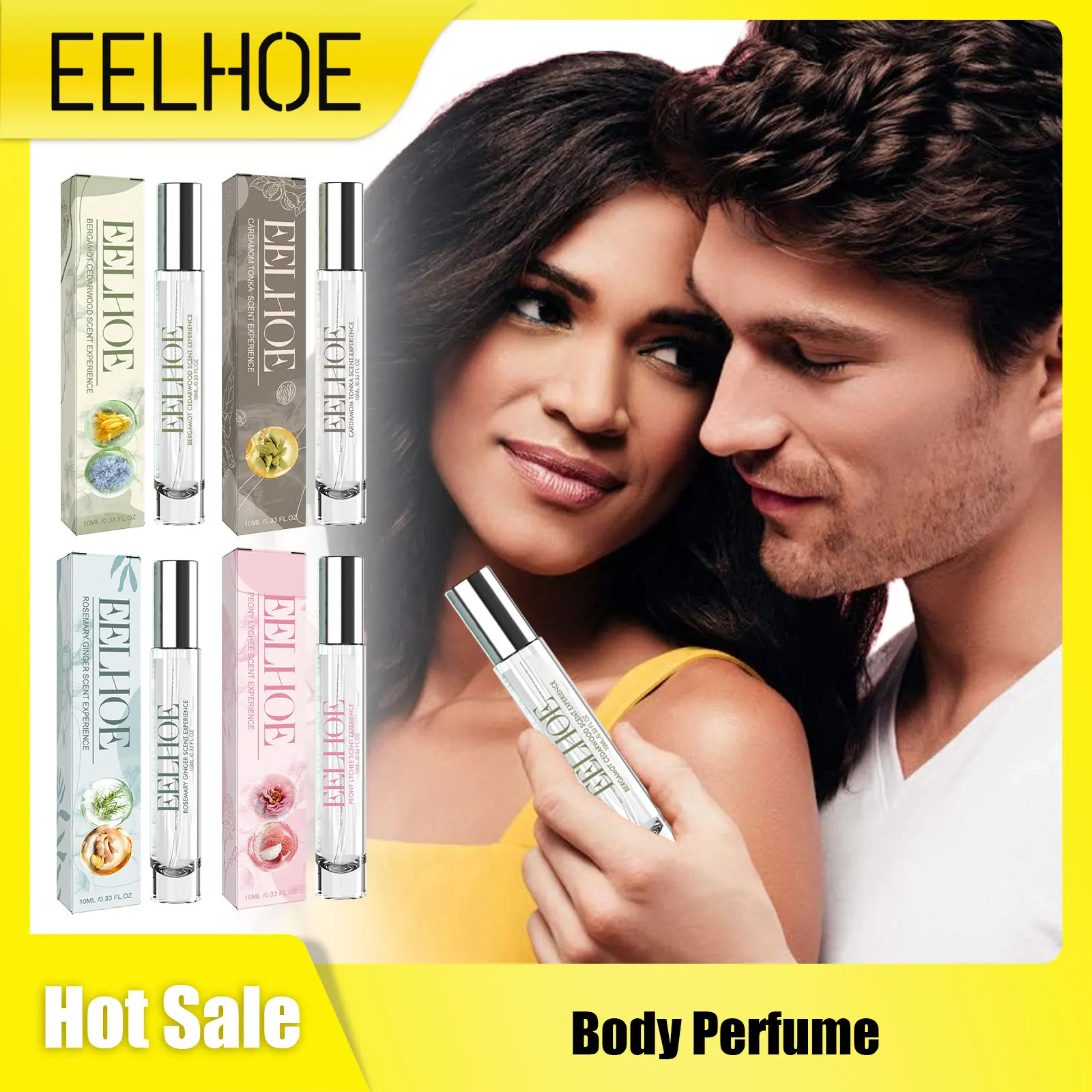 EELHOE Perfume Women Enhanced Scent Portable Perfume Add Charm Natural Fragrance Mist Body Spray Long Lasting Pheromone Perfume