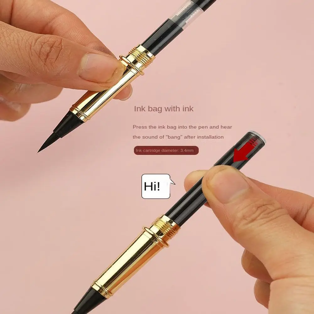 For Art High Quality Soft Hair Artist Drawing Metal Penmanship Brushes Calligraphy Pen Brushes Painting Pens Chinese Brushes