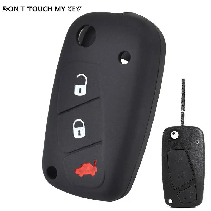 Silicone Key Case Cover Fob For Fiat Florino Ducato Bravo Doblo Punto Iveco For Citroen Relay Nemo For Peugeot Boxer Bipper