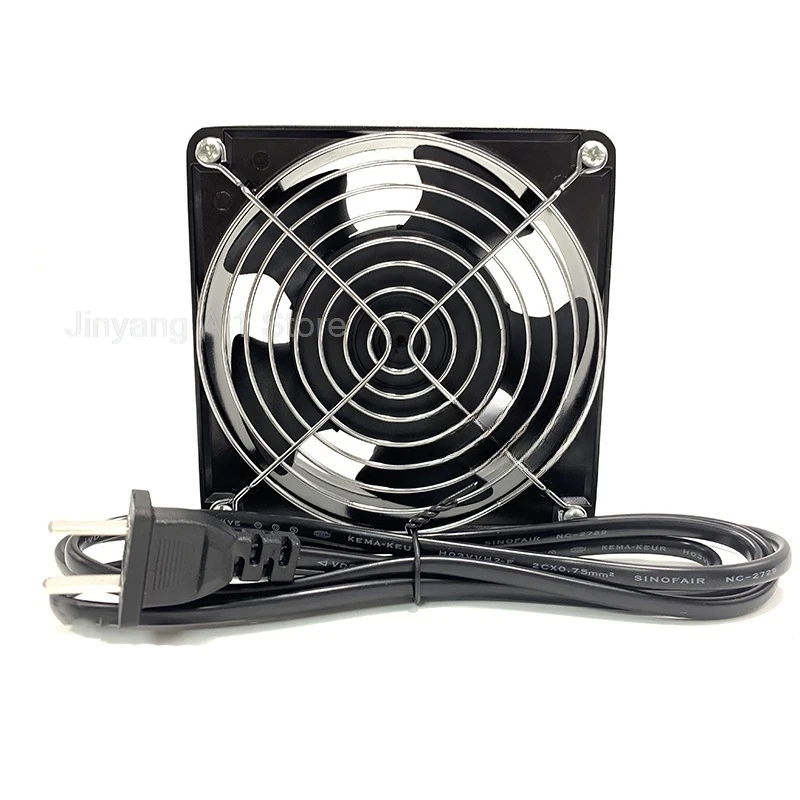 

12038 exhaust fan 12cm soldering iron cooling small fan 220V US plug oil containing version computer electrical radiator