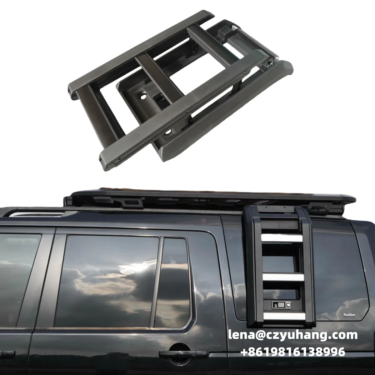 

Боковая телескопическая лестница, боковая лестница на крышу, боковая лестница доступа для Land Rover Discovery 3/4 LR3 LR4 2004-2016