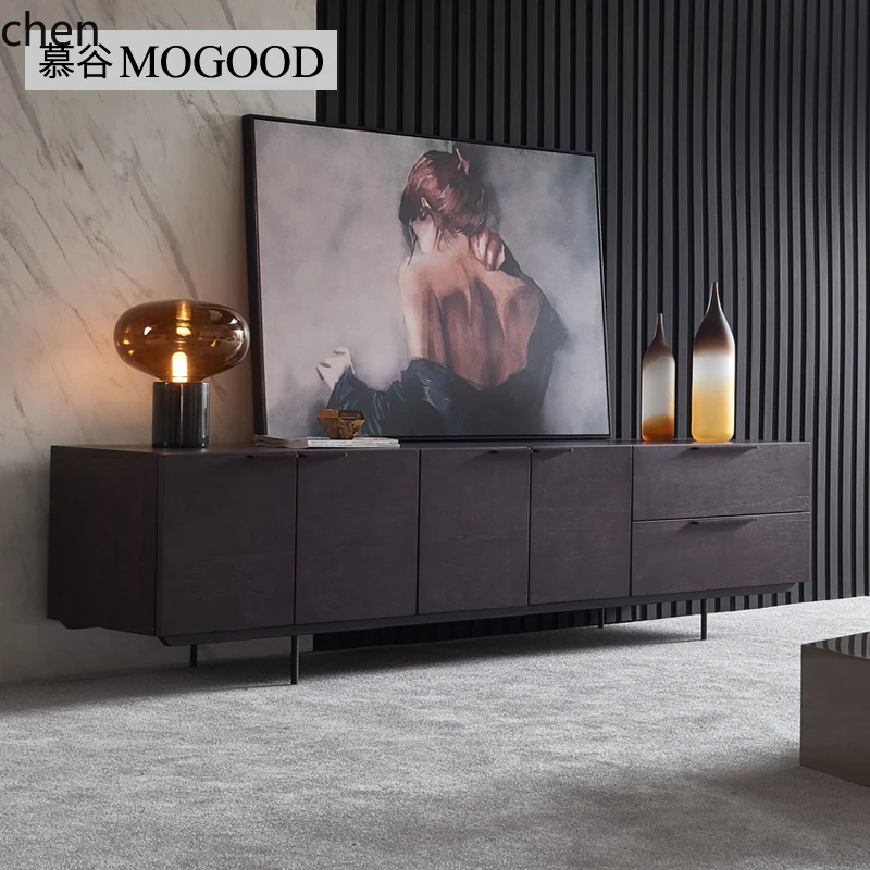 PYH light luxury solid wood coffee table combination modern simple living room new small apartment high