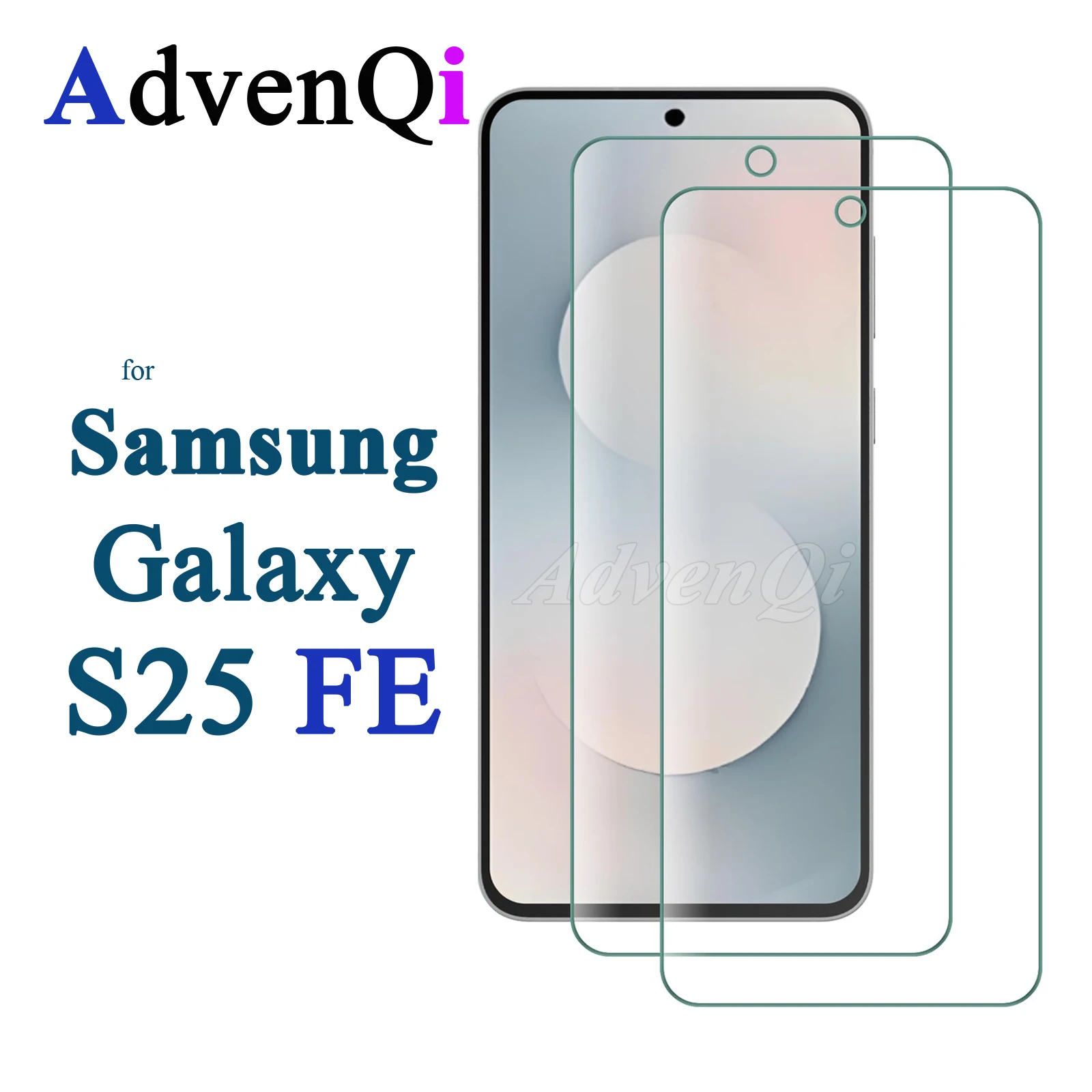 Displayschutzfolie für Samsung Galaxy S25 FE FANS EDITION, gehärtetes Glas, HD 9H, transparent, klar, kratzfest, freundlich