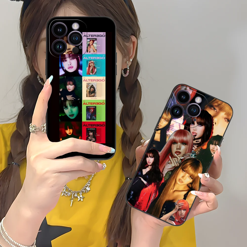 KPOP Alterego Lisa Phone Case for iPhone 16 15 14 13 12 11 X XR XS