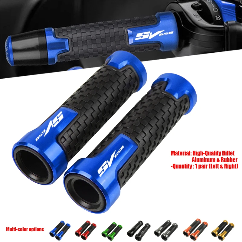 

For Suzuki SV650 / S SV650S All Years Accessories Motorcycle Non Slip Handlebar Grip Throttle CNC Hand Bar Grips