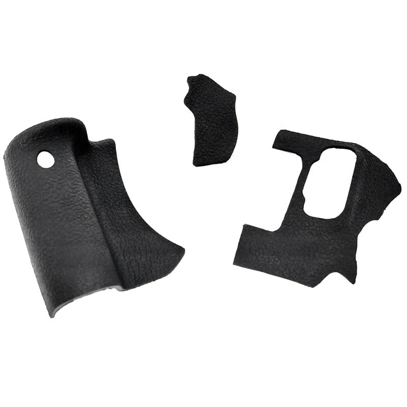 ชุดยางจับยึดสำหรับแคนนอน650D 700D 3ชิ้น, ใหม่มียางฝาครอบหน้ายางฝาครอบด้านหลังยาง + พร้อมกาวสำหรับเปลี่ยน