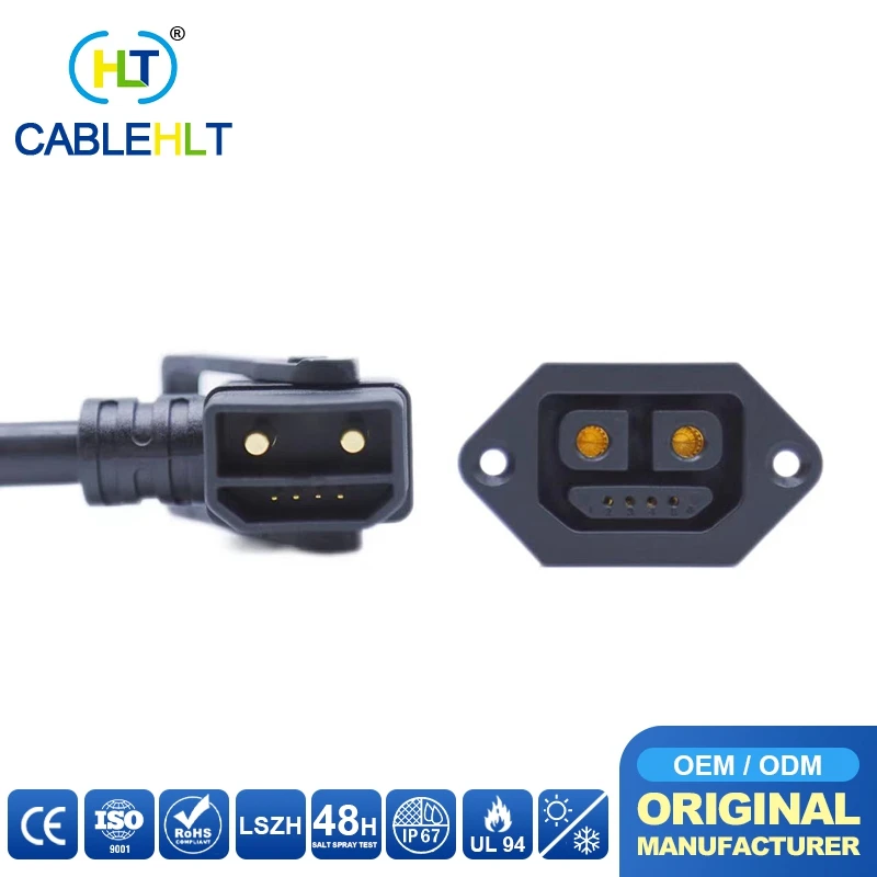 ND2 + 6 pojazd elektryczny bateria litowa wymiana prąd o dużym napięciu wodoodporne złącze 0.5M przewód 2.5/4/6 kwadratowa wtyczka męska