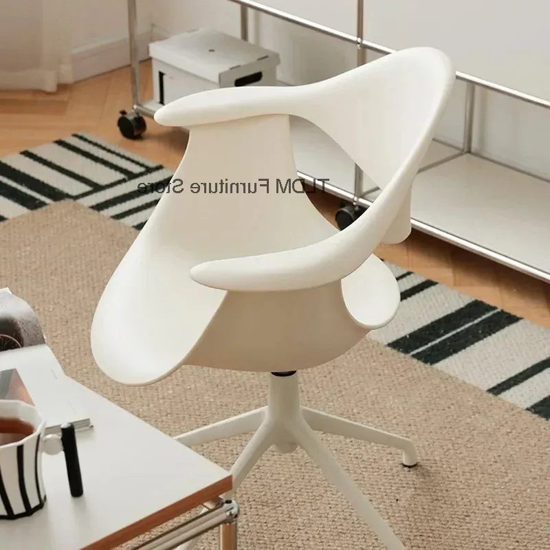 Backrest Nordic Home Comfortable Chair Sedentary Rotatable Office Study Chair Modern Creative Chairs Ergonomic