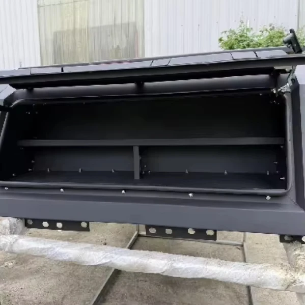 

KQX Waterproof Locking NP300 Pickup Truck Cover Hardtop Canopy Left/Right Matching Storage Box with Manganese Steel