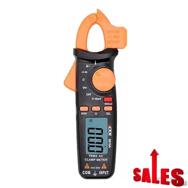 

VICTOR 6019A 600v 600a ac dc clamp meters with NCV test ACV frequency response 45-1000Hz true rms automatic multimeter digital