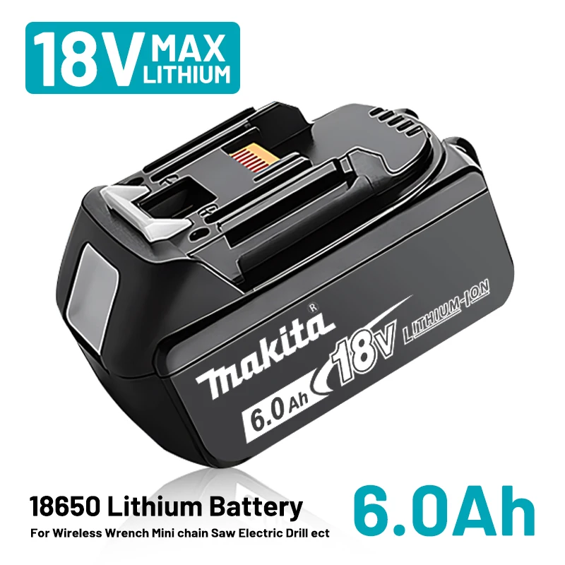 Makita Genuine 18V Battery, 6Ah、9Ah BL1850B Li-ion Replacement Battery, BL1850 BL1860B BL1860 BL1840B BL1830B BL1830 LXT-400 RU