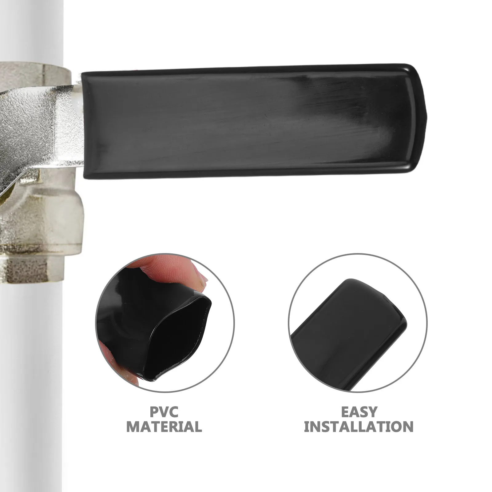 

6 Pcs Water Spigot Handle Protector Plastic Ball Valve Handle Cover Tap Knob Pvc Lever Sleeve Plastic Faucet Replacement Casing