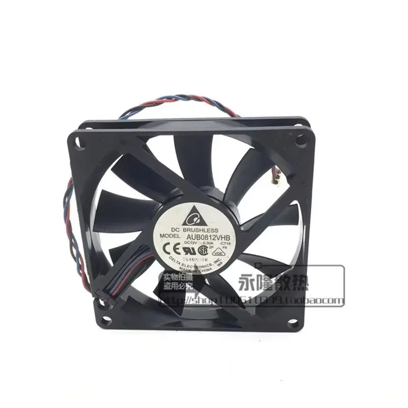

Original 80 * 80 * 15mM 12V 0.30A 8CM CPU computer chassis power supply Cooling fan AUB0812VHB