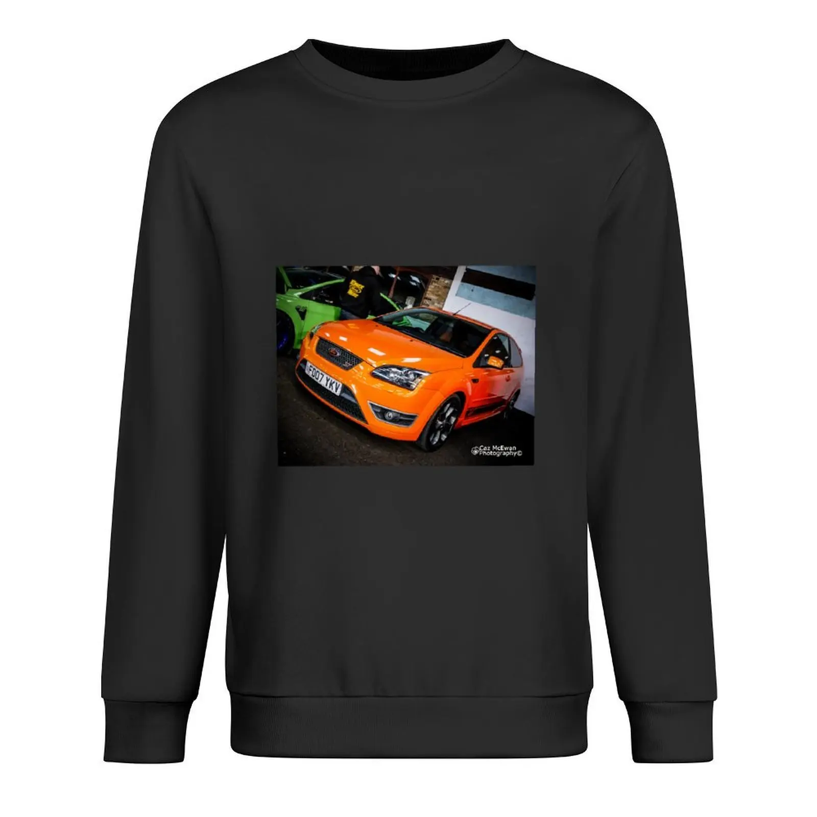 

Focus ST Orange Pullover mens designer clothes autumn jacket men japanese style anime clothing winter man sweatshirt