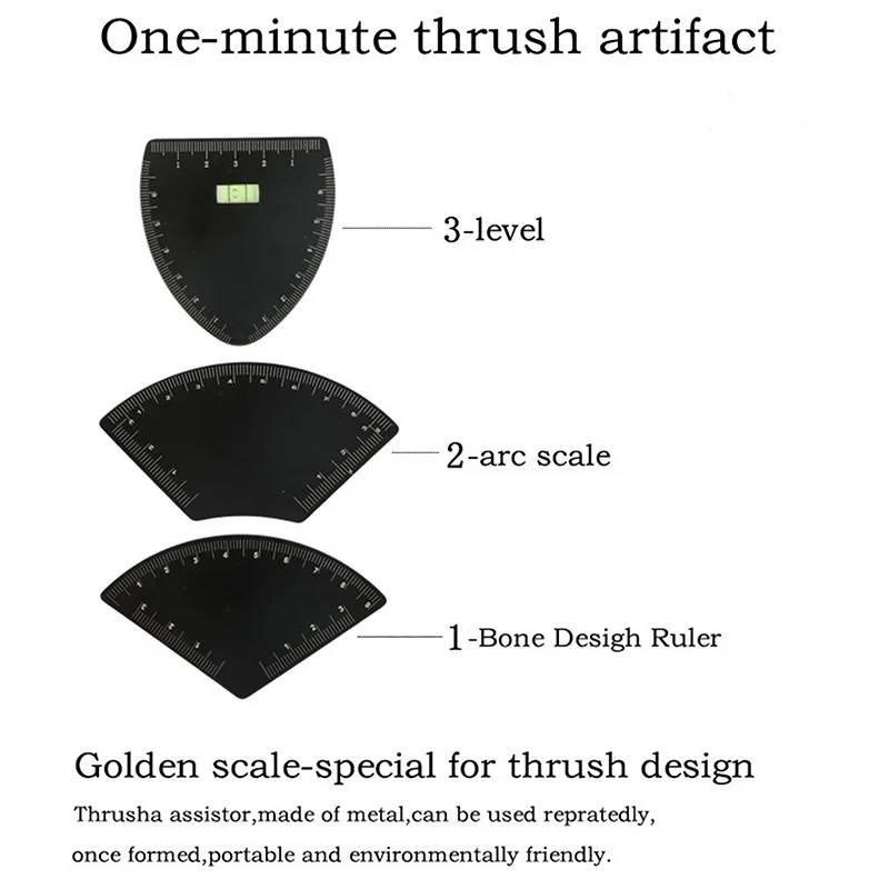 1PC Kit stencil per sopracciglia Disegno rapido Design per sopracciglia Righello Strumento di mappatura per microblading per modellare la guida di disegno per trucco permanente