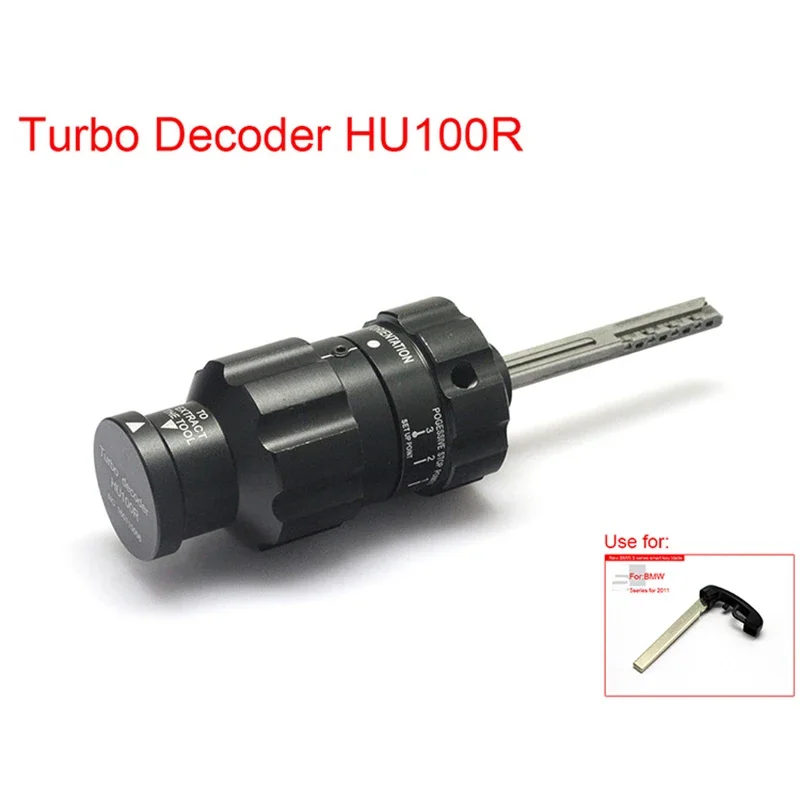 Turbo Decoder HU100R V.2 for BMW Car Door Unlock Lock Pick Kit Set Lockpicking Tool Auto Locksmith Tools