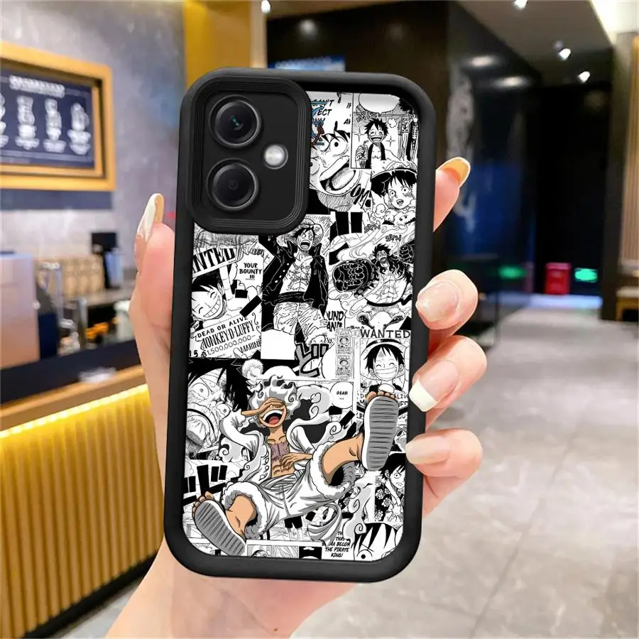 One Piece Strohhut Captain Luffy Handyhülle für Xiaomi Redmi Note 11s 10 11 12 Pro 12s 13 14 Pro Plus Soft Cover