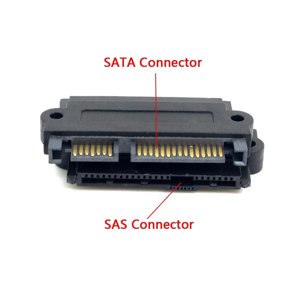 SAS to SATA Adapter SFF-8482 29Pin SAS Hard Disk Drive to Motherboard SATA 22Pin Converter Adapter
