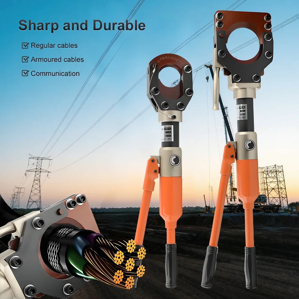 Armored Copper Aluminum Cable Shears 50/75/85/95 Hydraulic Cable Cutter High-Performance Hydraulic Cable Cutting Pliers