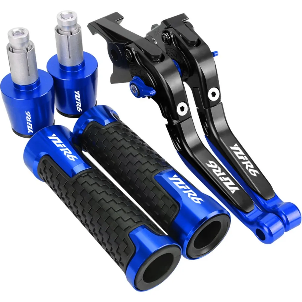 

For YAMAHA YZFR6 YZF-R6 1999 2000 2001 2002 2003 2004 Motorcycle Clutch Lever Brake Levers Handlebar Handle Hand Grips Ends