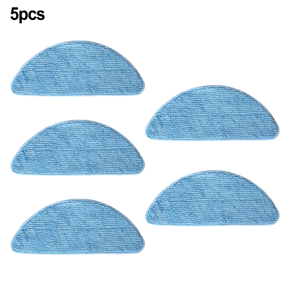 5 Pack Mop Cloths For Aeno RC2S ARC0002S RC3S ARC0003S Robot Washable Cleaning Cloth Vacuum Cleaner Accessories