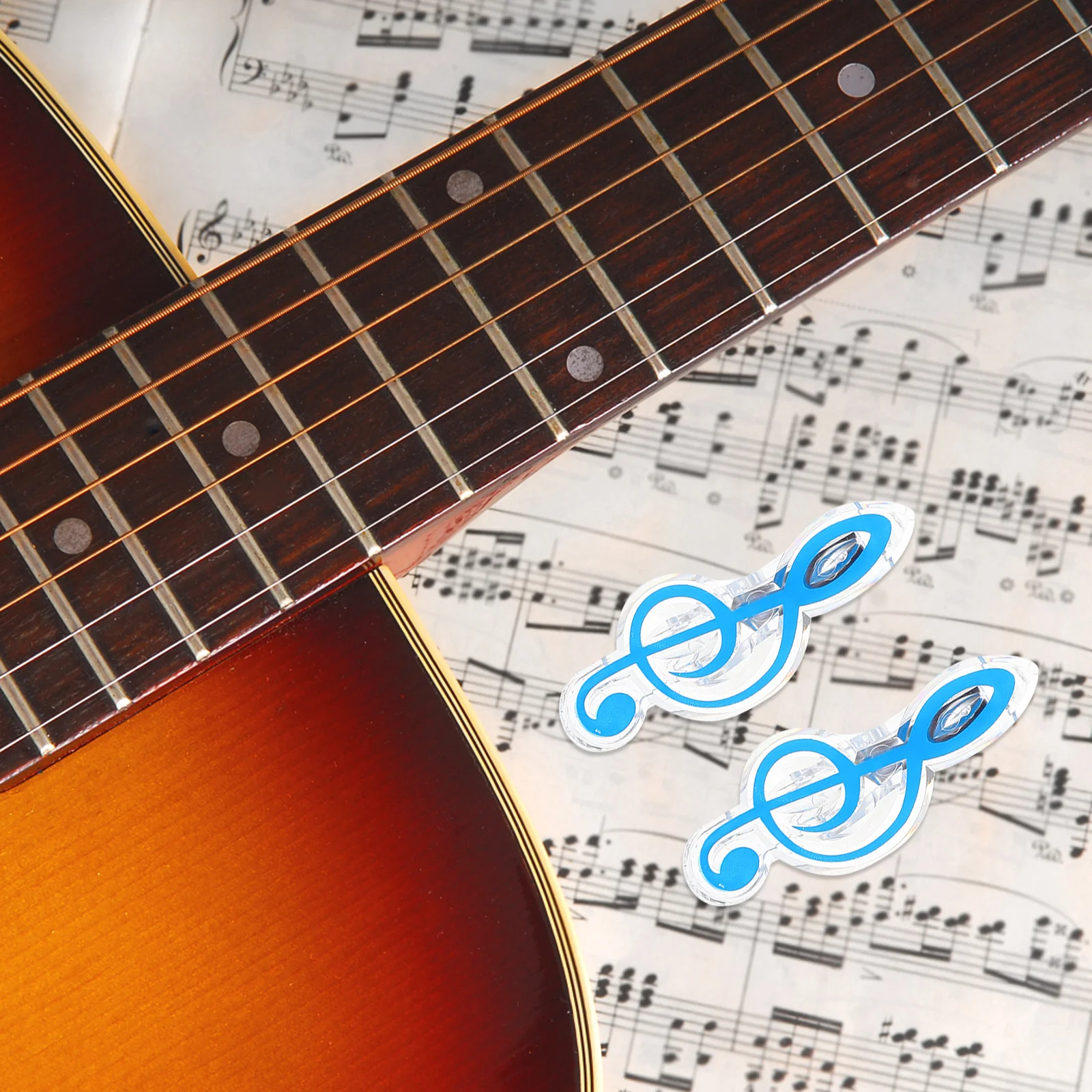 10 stks Muziekboek Clips Plastic Vel Clips Voor Piano Scores Winddicht Score Houders Praktische Muzieknoot Klemmen